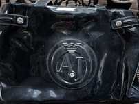 Torebka Armani Jeans czarna lakierowana