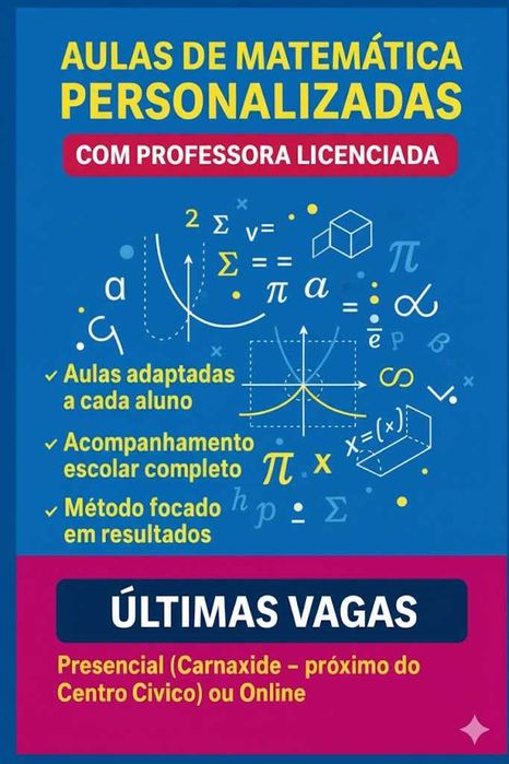 Explicações de Matemática – Melhora as Notas e Ganha Confiança!