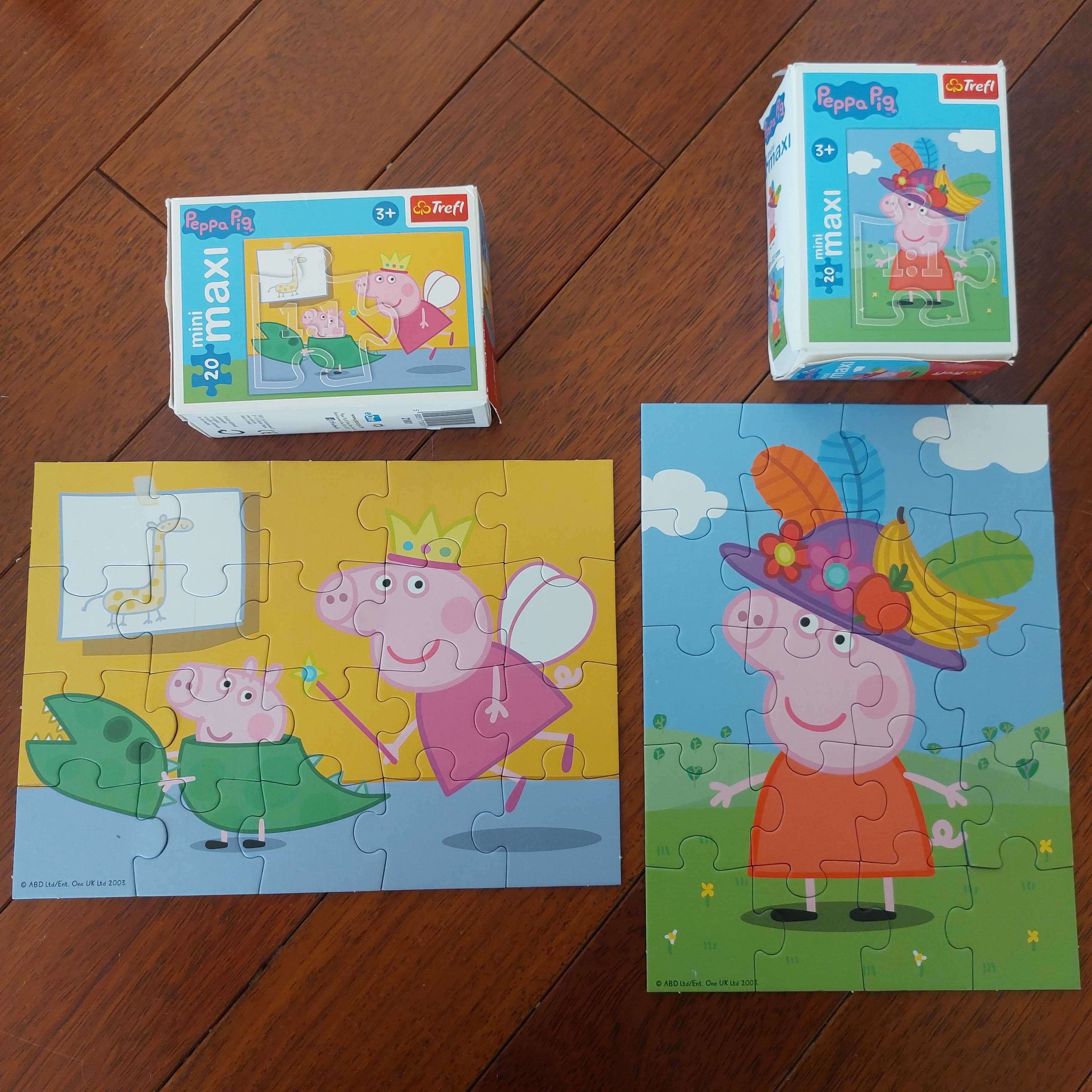 Puzzle Świnka Peppa - wersja mini