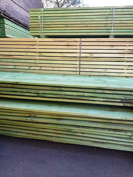 Drewno budowlane Łaty 4x5 Kontrłaty 2,5x5 Deska okapowa 3,2x16