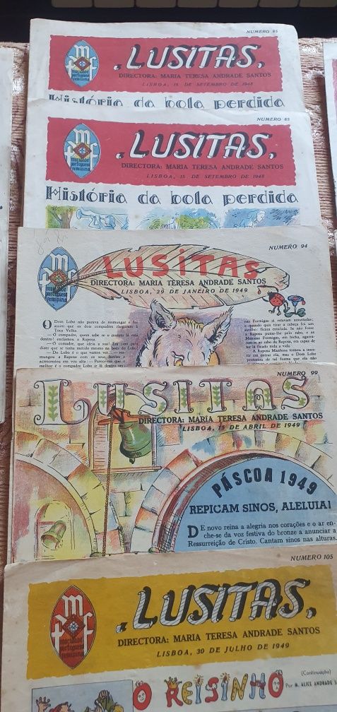 50 exemplares da revista "Lusitas"