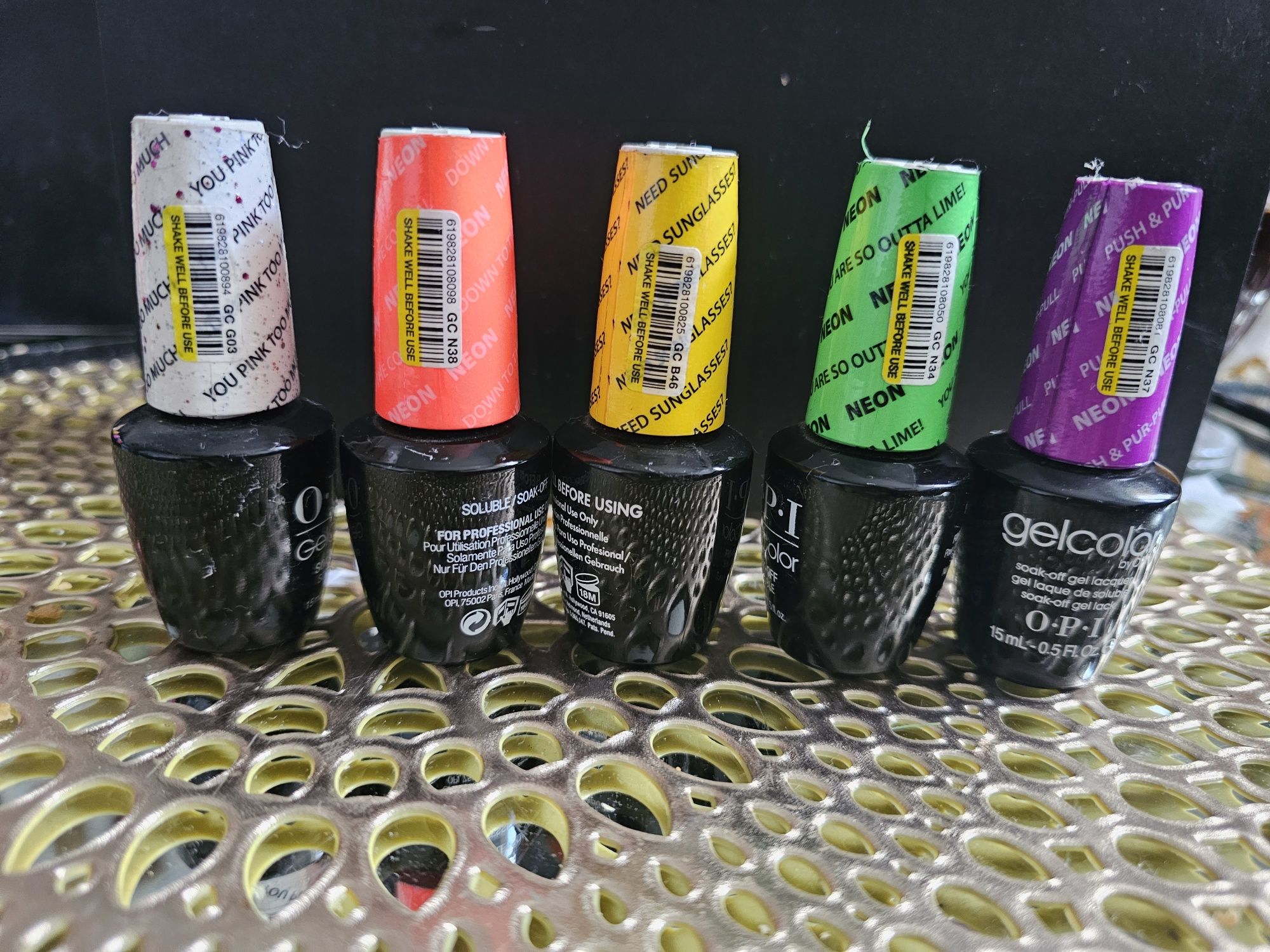 Opi lakiery hybrydowe 5 szt zestaw kolorów hybrydy