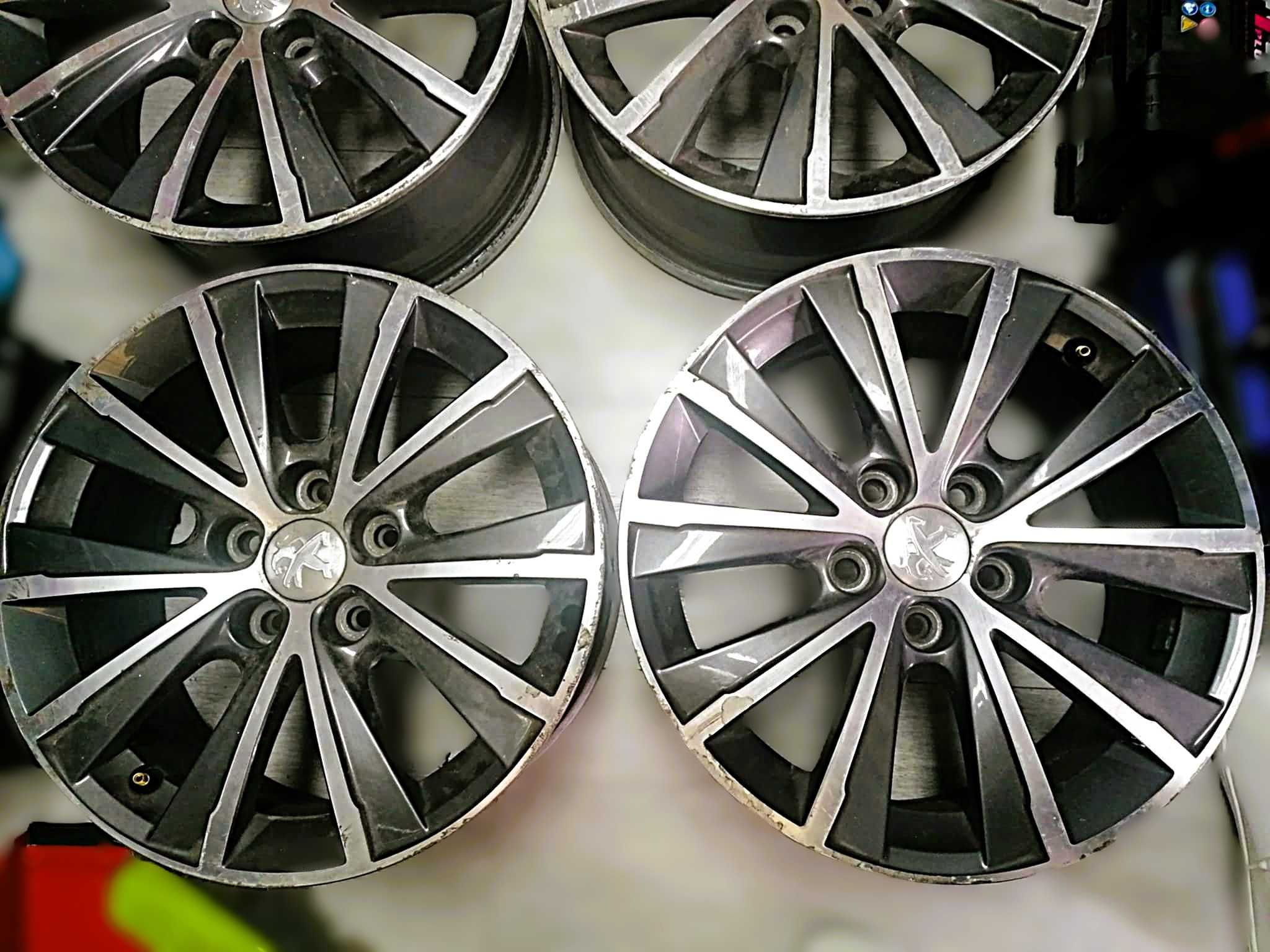 4 Jantes Peugeot ALLURE Originais com riscos 16" 5x108