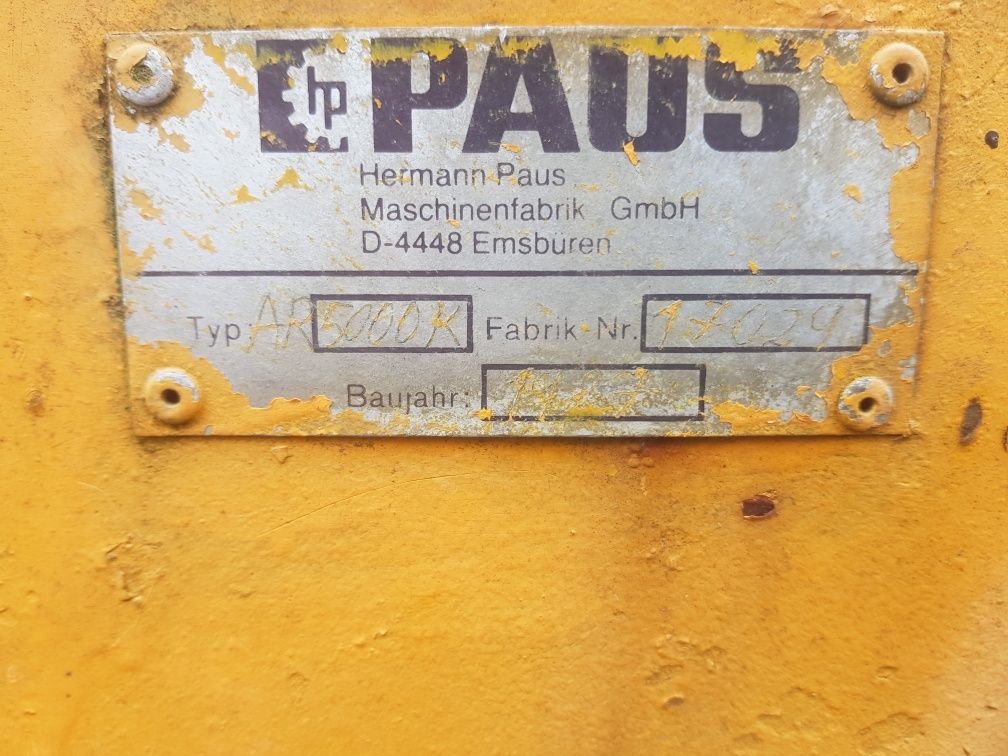 Mieszalnik do asfaltu PAUS AR5000, 1987 r.