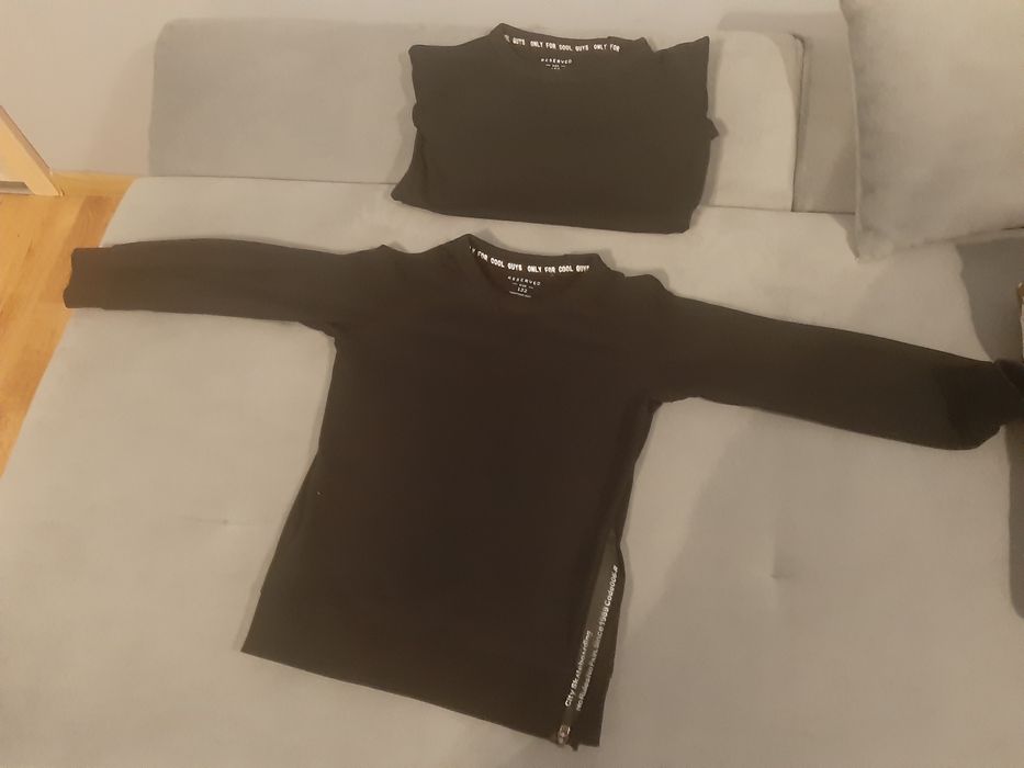 Bluzy dla bliźniaków r 122/128