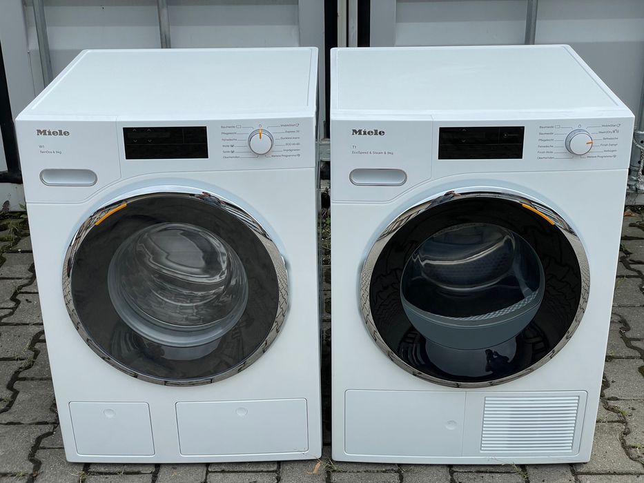 Zestaw Pralka MIELE W1 9kg  i Suszarka MIELE TWF640 WP z pompą ciepła
