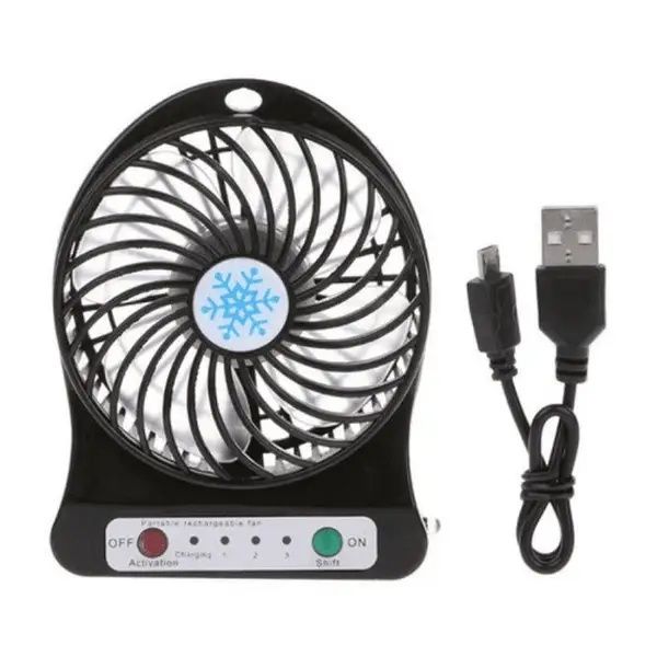 Вентилятор настільний Mini Fan XSFS-01 на аккумуляторі 18650 4376