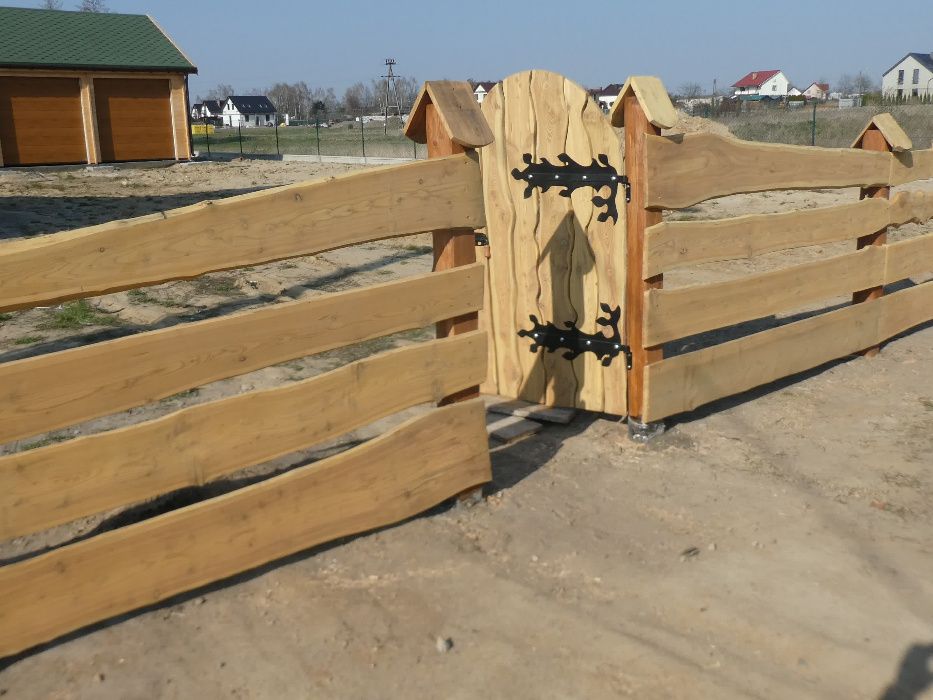 furtka drewniana furtki drewniane płot drewniany płoty brama bramy