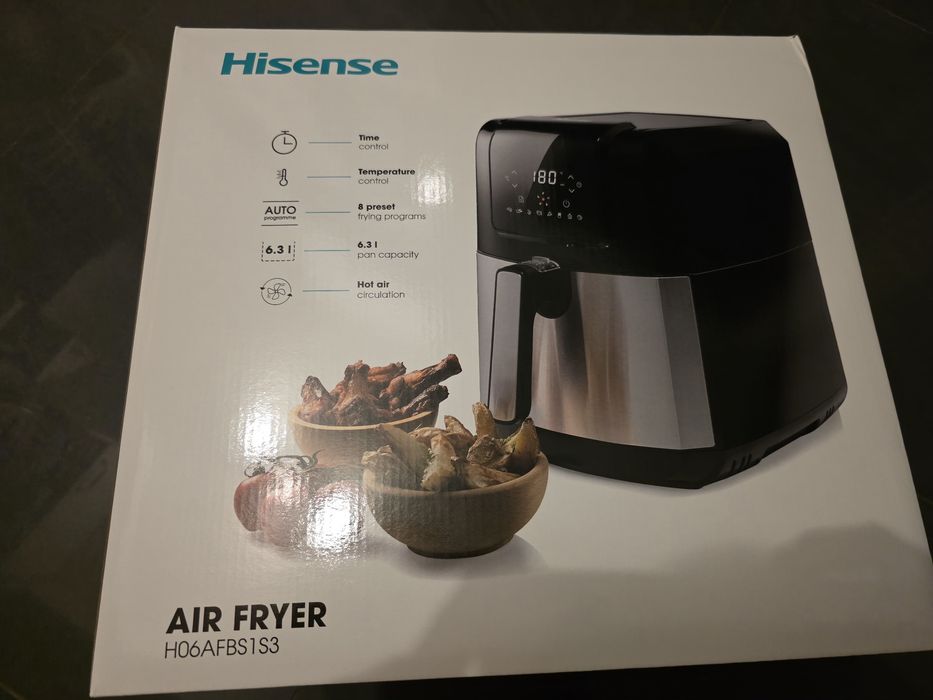 Frytkownica beztłuszczowa air fryer Hisense H06AFBS1S3