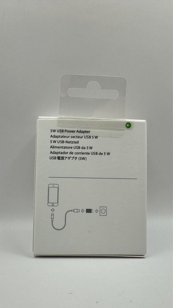 Zestaw Ladowarka Adapter 5W + Kabel Ligthning Usb -A 2 M