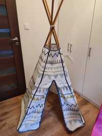 Tipi the wild wigwam namiot dla dzieci bawełniany drewniany wzory