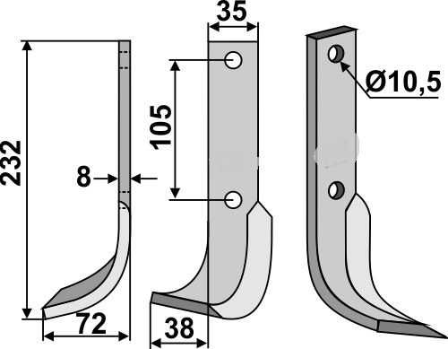 Hit! Noże glebogryzarki Bonfiglioli najtaniej włoskie Calderoni jakość
