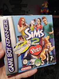 Caixa e manual para Sims 2 Pets Game Boy Advance