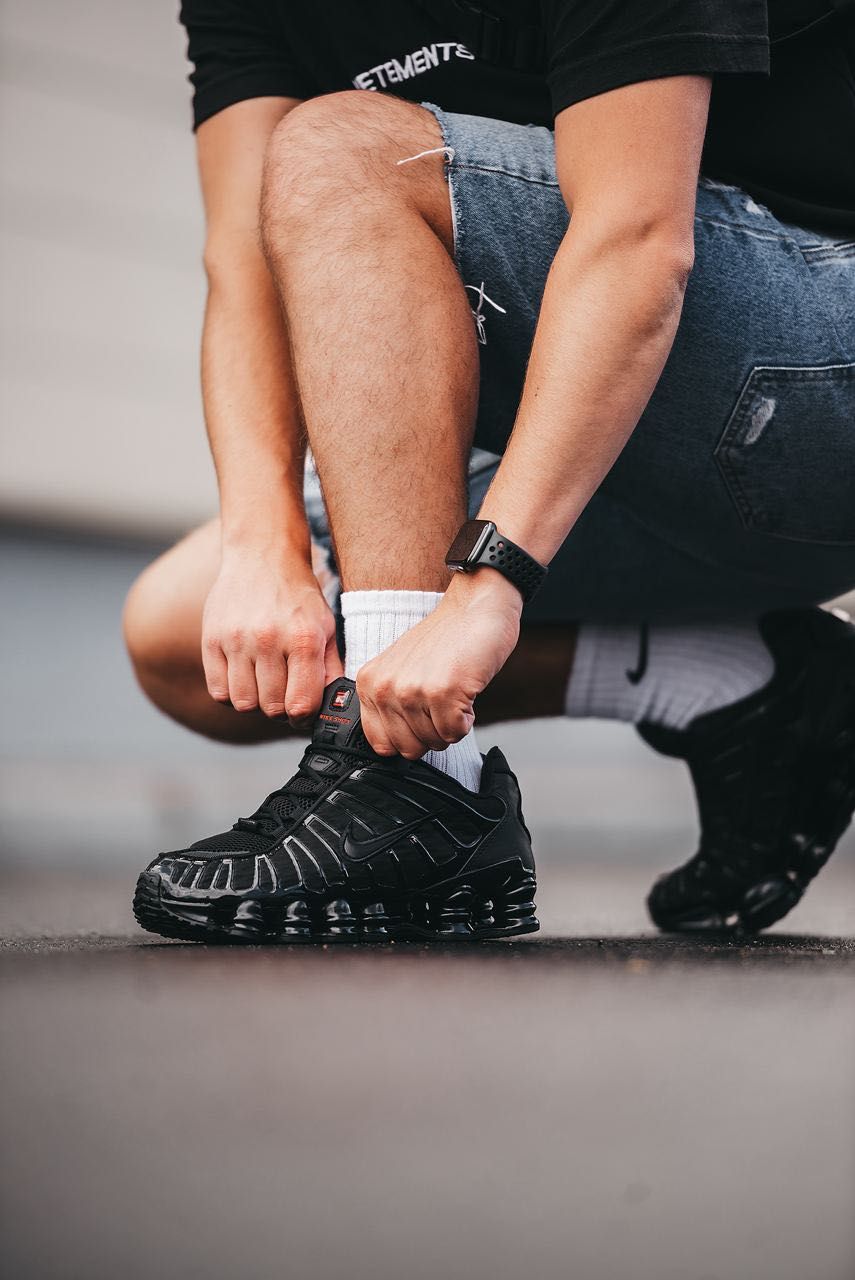Мужские кроссовки Nike SHOX TL Black / 40-45