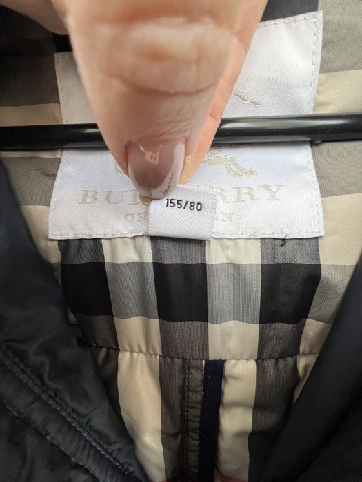 Пуховик пальто Burberry, оригинал!!! На S размер. Указан 14 лет. Новый