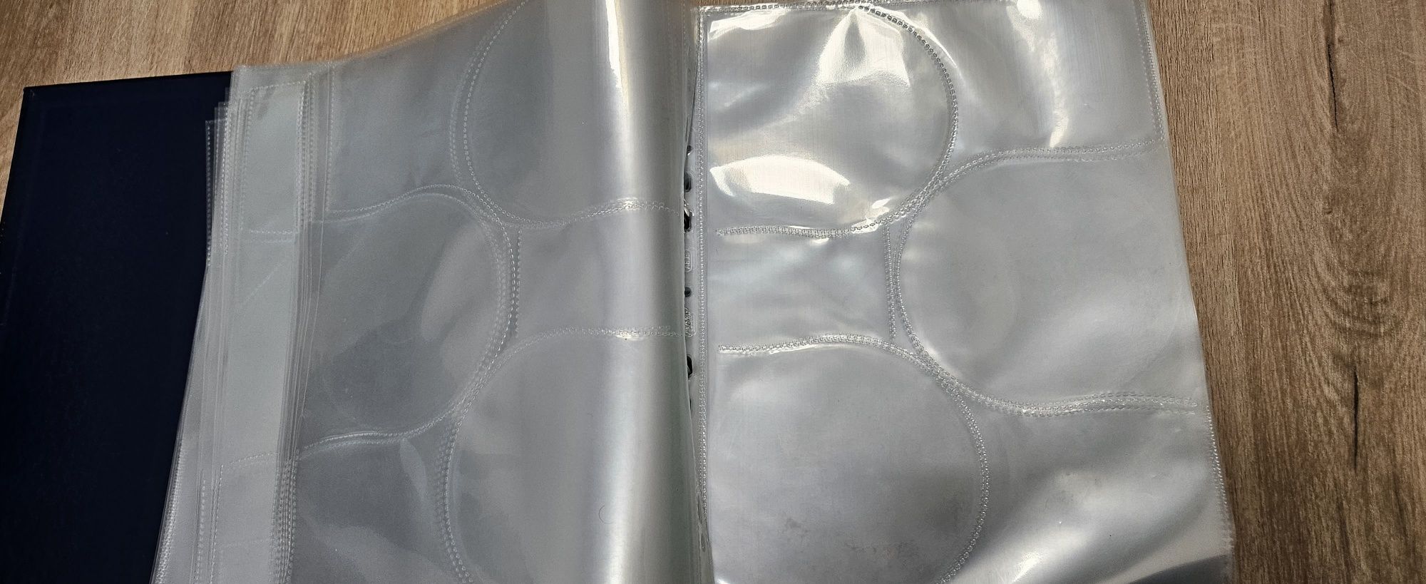 Bolsa plástica transparente para 3 cd's
