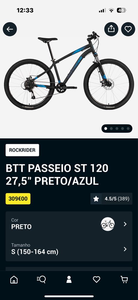 Bicicleta BTT Rockrider Sport trair