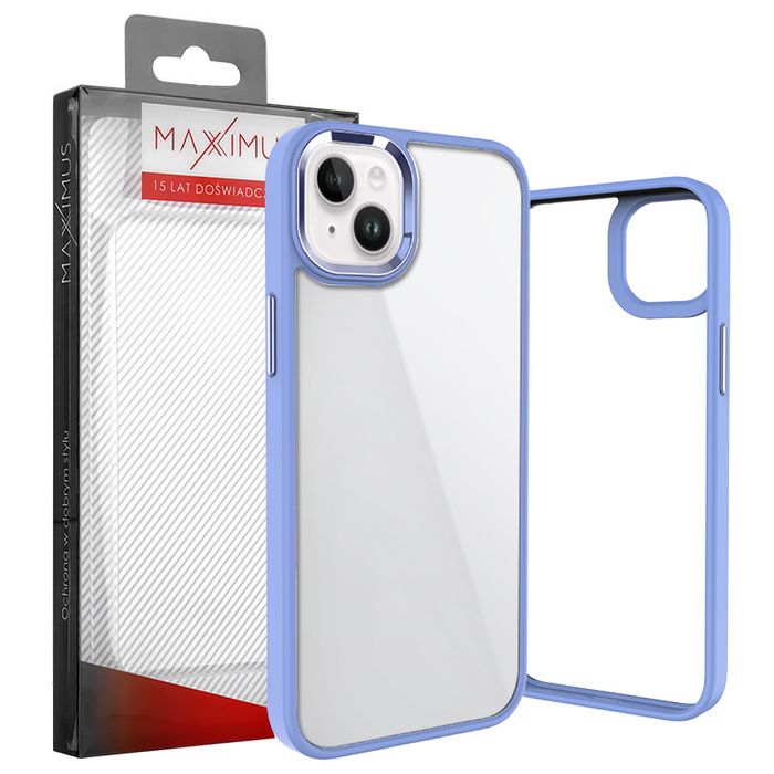 Etui do iPhone 12 / 12 Pro MX Glossy Case Obudowa Hybrydowa Fioletowa