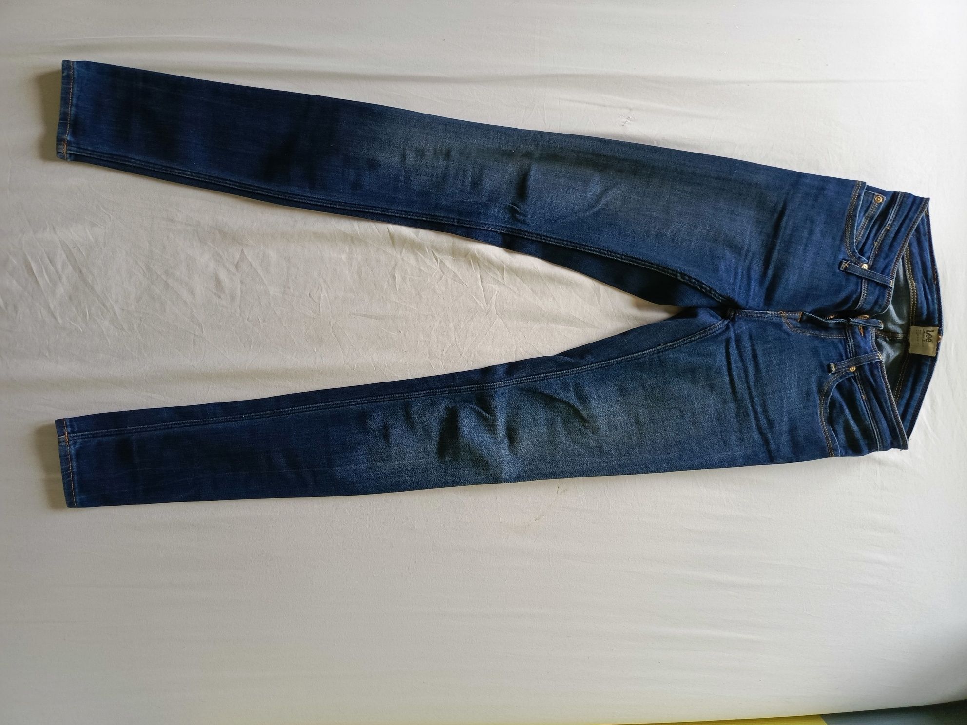 Spodnie Jeansy rurki Lee XS