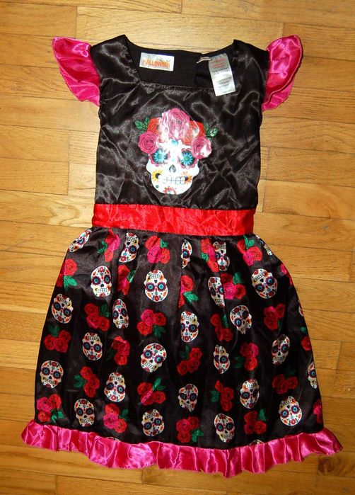 sukienka strój Halloween Karnawał 4-6 lat 110-116 cm