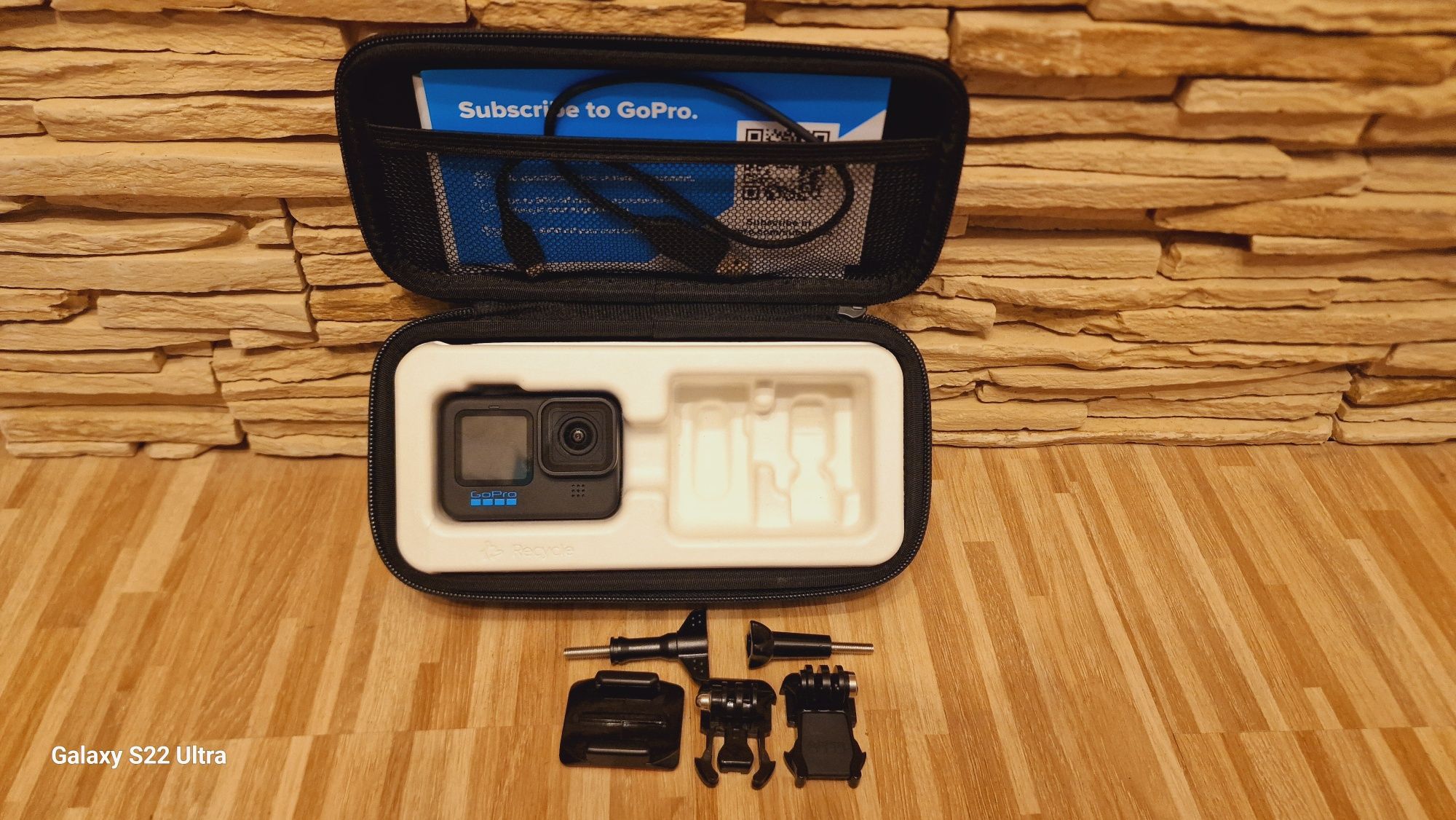 Go pro 10 + etui, ochraniacze, szelki