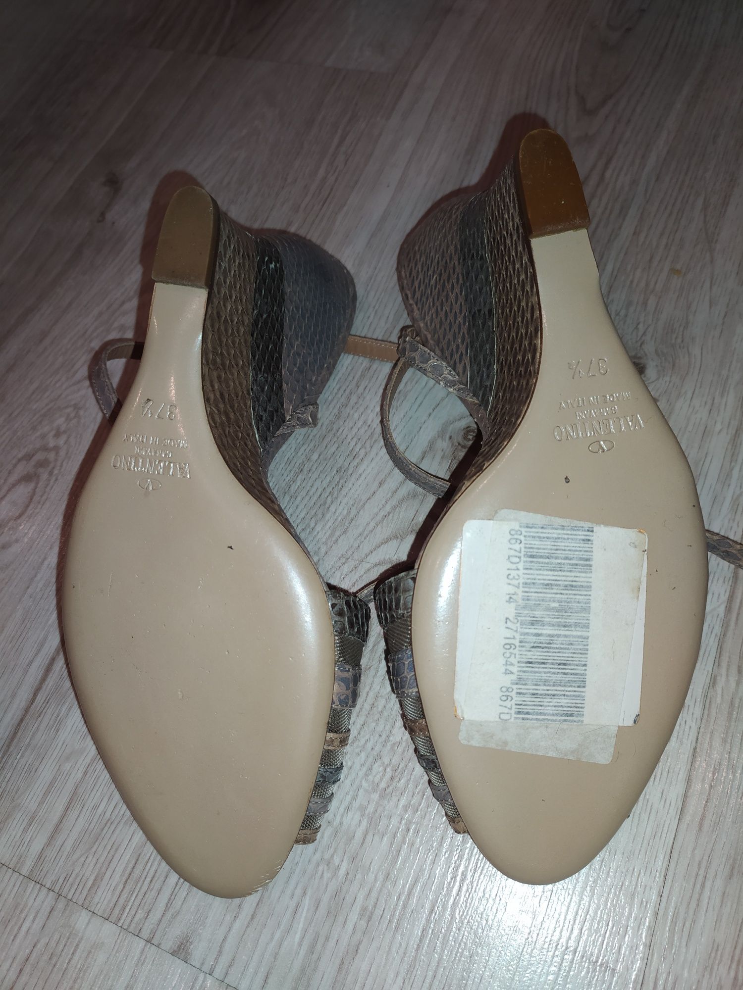 Lato koturny szpilki buty Valentino Garavani r.37,5 wysoki obcas