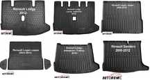 Коврик в багажник Renault Lodgy Logan Megane Symbol Sandero Stepway