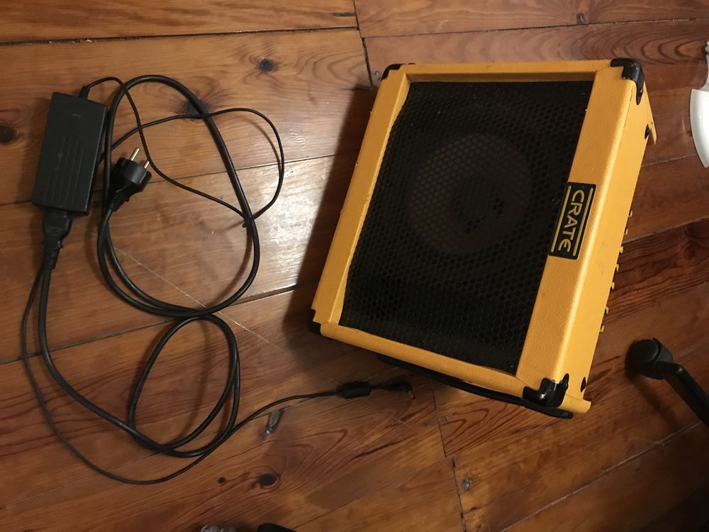 Amplificador Crate TAXI tx30w portatil raro ac+ bateria recarregavel