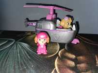 Skye w samolocie, pojazd psi patrol,Skye helikopter, duża Figurka skye