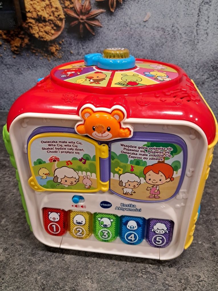 VTech Kostka rozmaitości, zabawka interaktywna