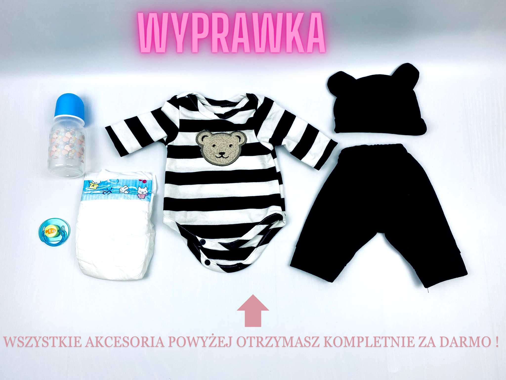 NOWOŚĆ ! Lalka TYP Reborn Z Darmową Wyprawką Przyjemna Miękka W Dotyku