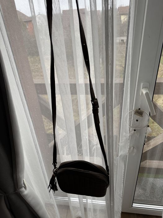 Сумка Intent золота шкіряна крос боді