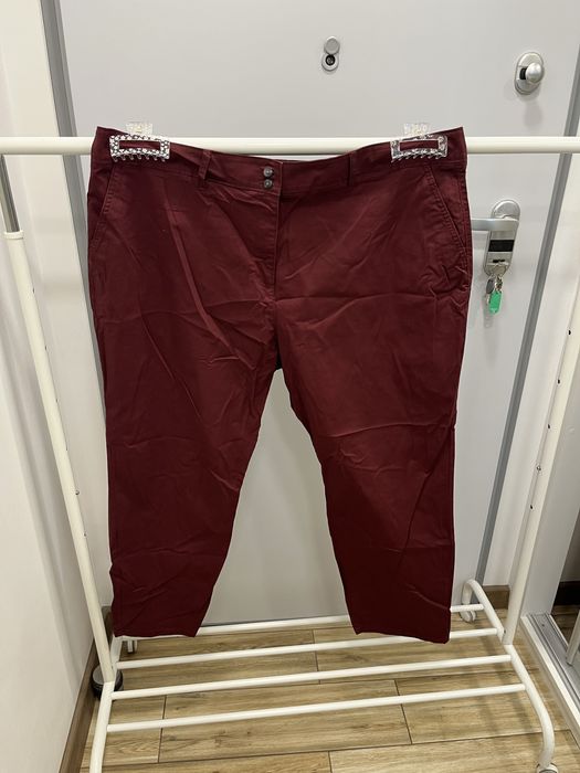 Eleganckie jeansy NEXT burgundowy 52