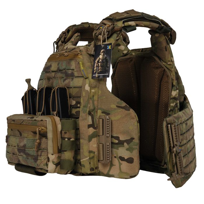 плитоноска Warmor Gen.6 + підсумок органайзер під 3 магазини. Мультик.