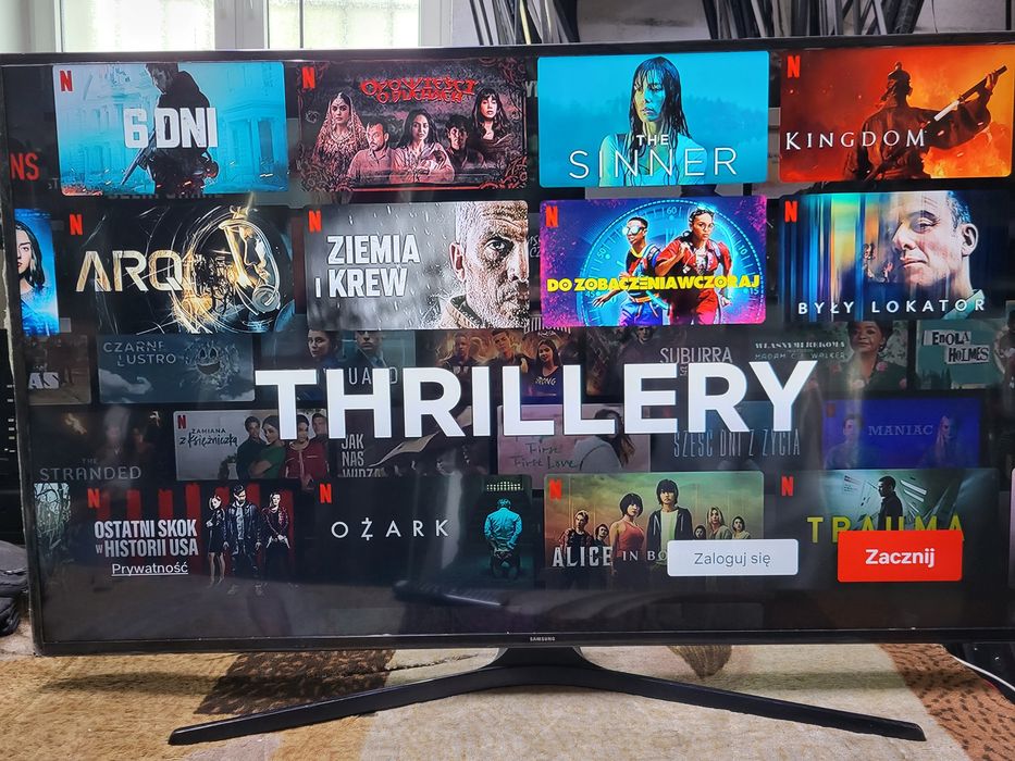 Samsung 55" telewizor 4k smart tv YouTube Netflix wifi dvb-t2