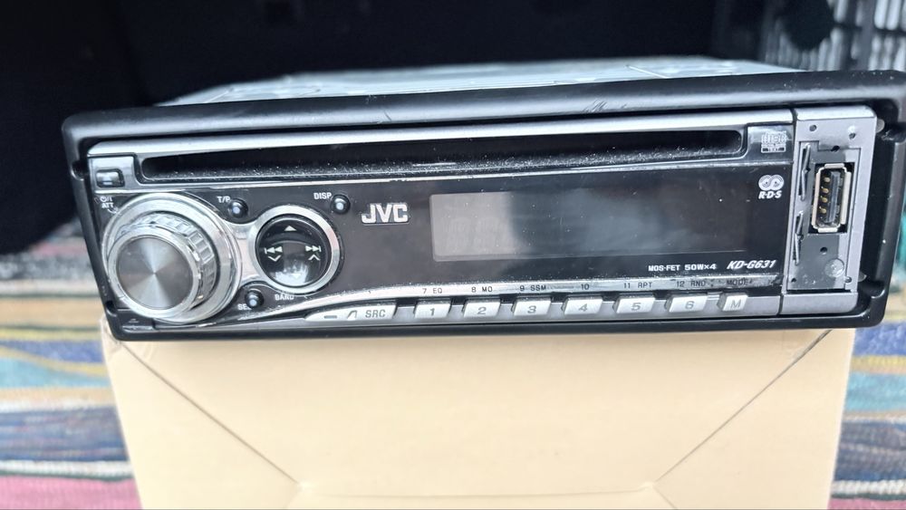 Radio 1din jvc usb mp3