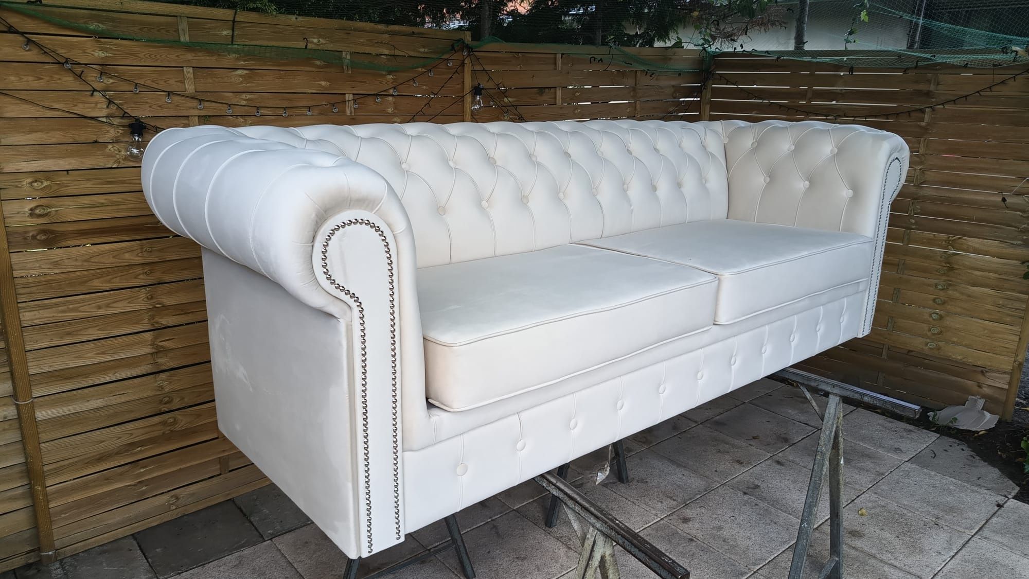 Sofa Chesterfield IV III II I. Narożnik.