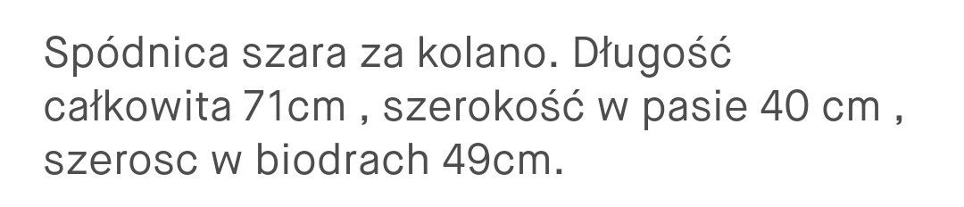 Spódnica ołówkowa