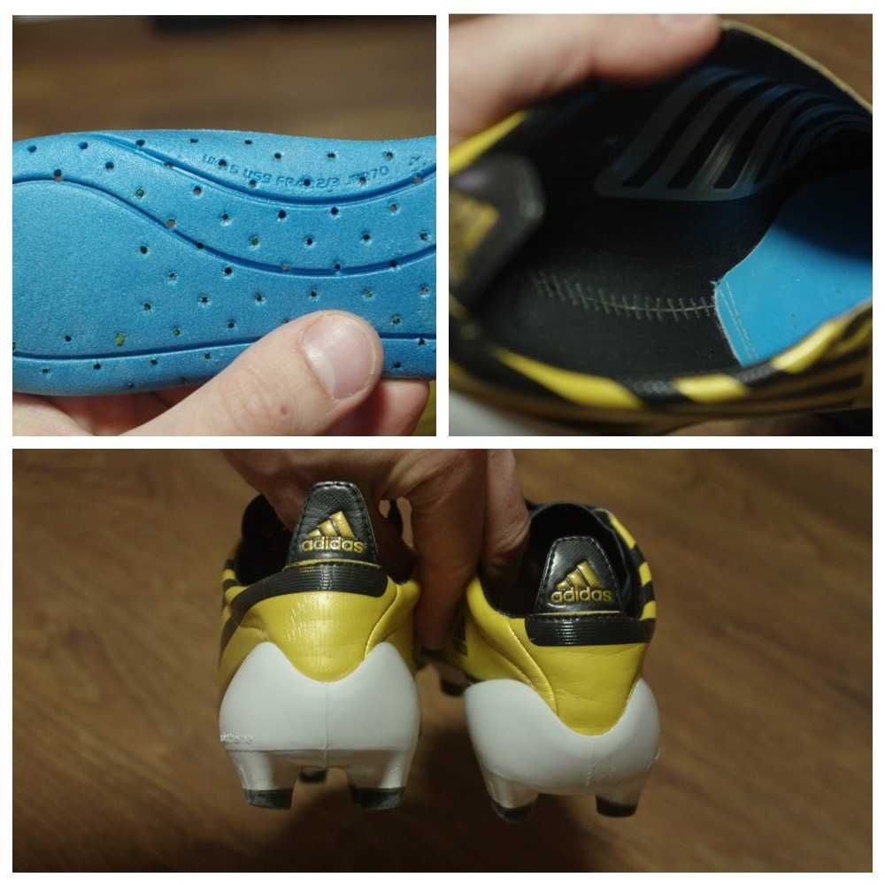 Adidas Adizero F50 FG gold-black G16999 Zoom Superfly 9 MDS Elite 42р