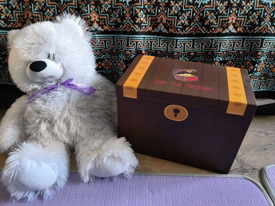 Сундук піратський плюс булава, шапка пірата та ведмедик