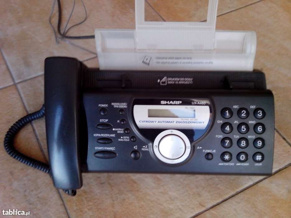 7Fax Sharp UX A460 / Cyfrowy automat zgłoszeniowy jak nowy