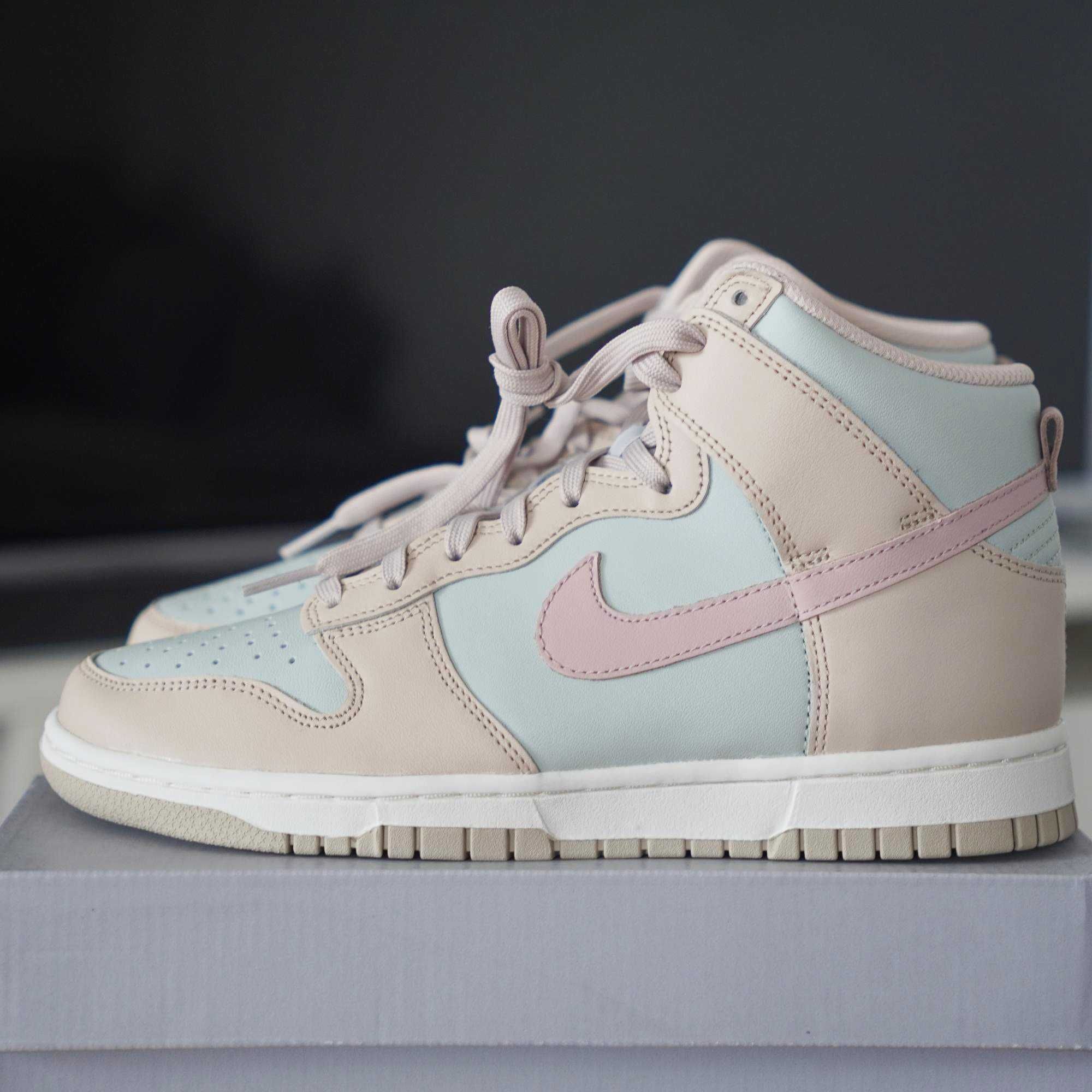 Buty NIKE Dunk High - beżowe - r. 39 - oryginalne