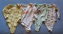 4 x body niemowlęce w rozmiarze 74/80