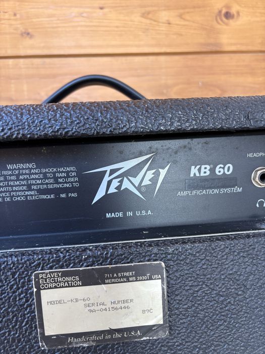 Wzmacniacz Peavey KB60 do basu, klawiszy USA