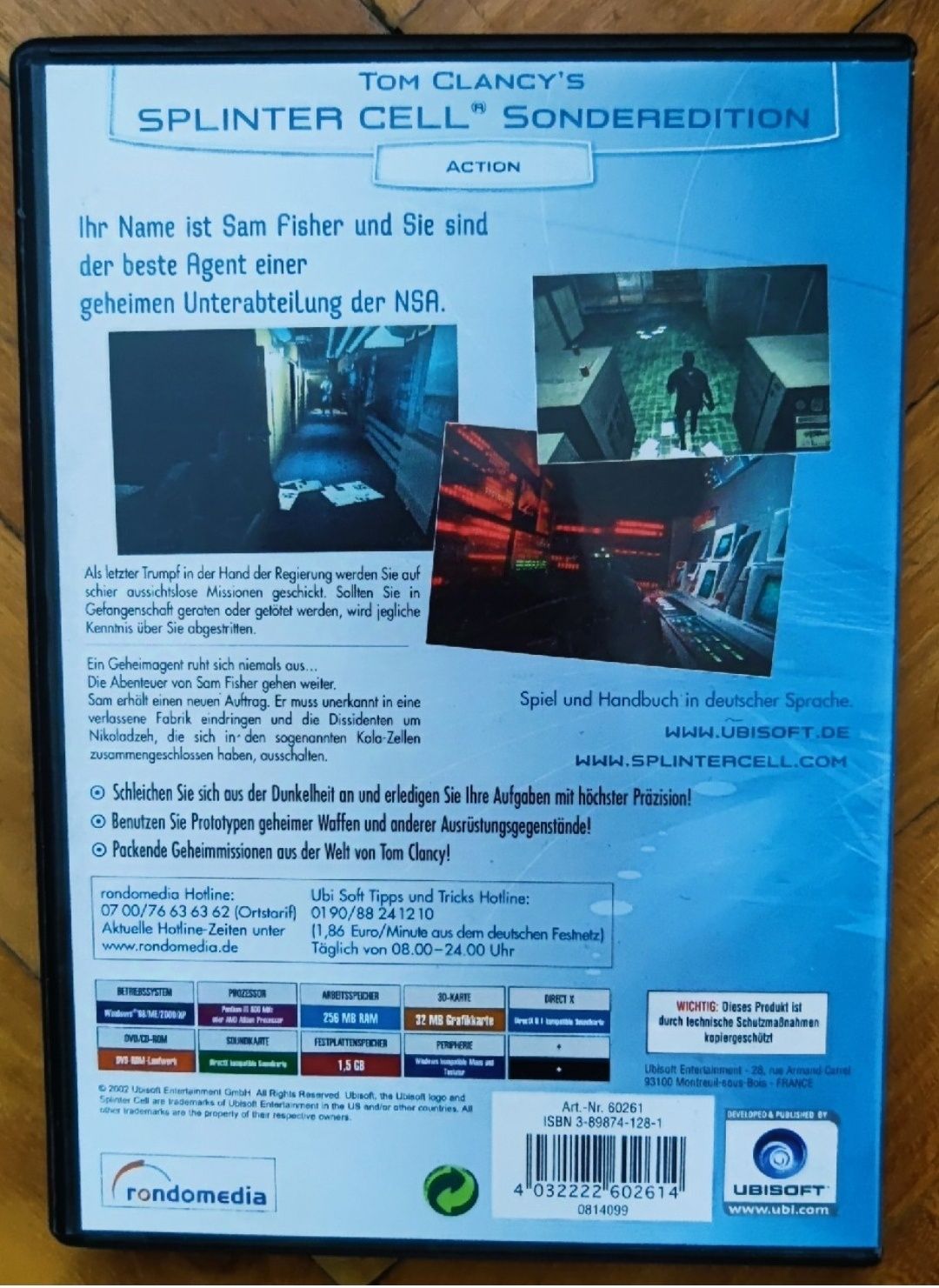 Gra Tom Clancy’s Splinter Cell (PC)