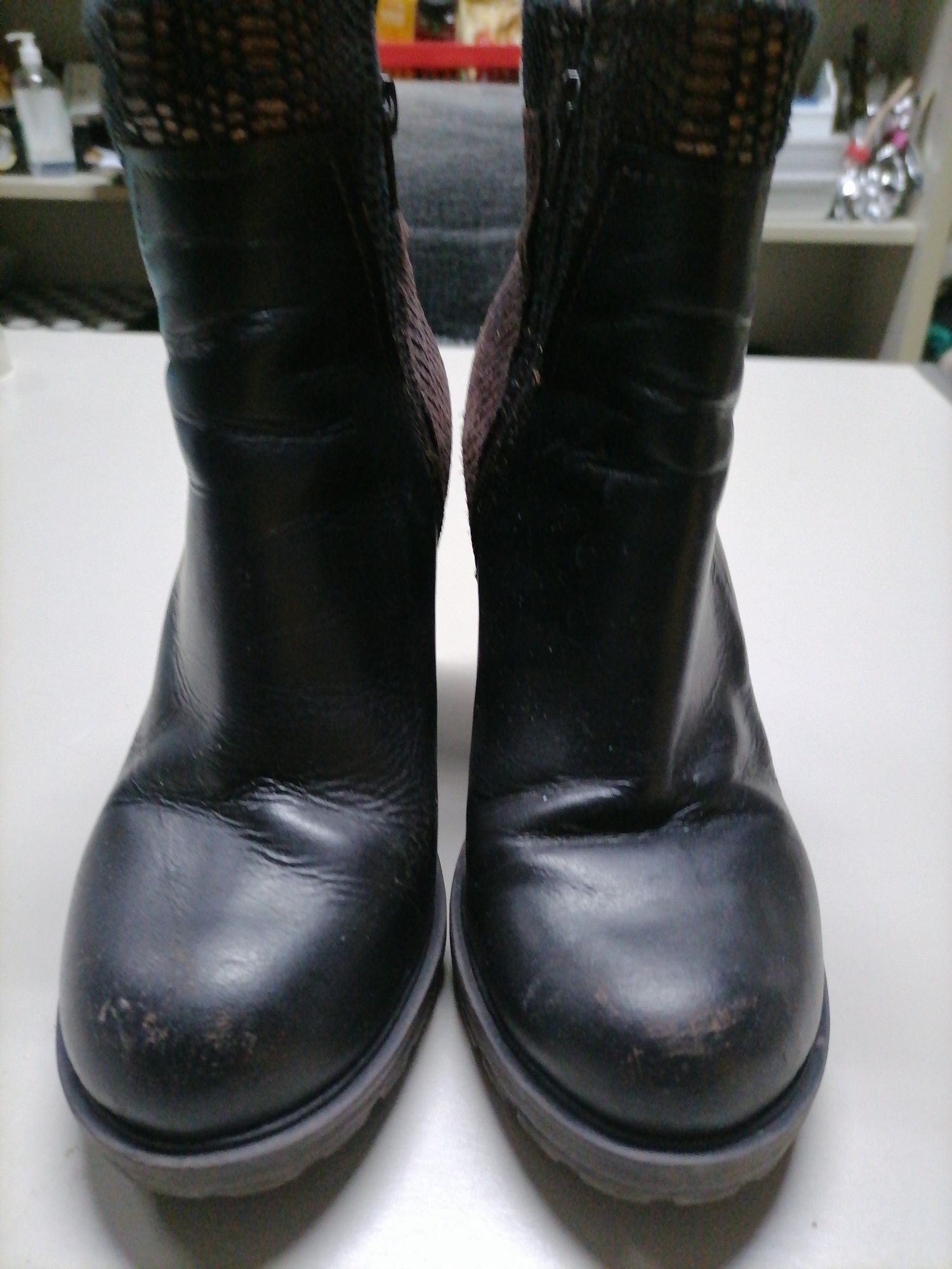 Botins castanhos