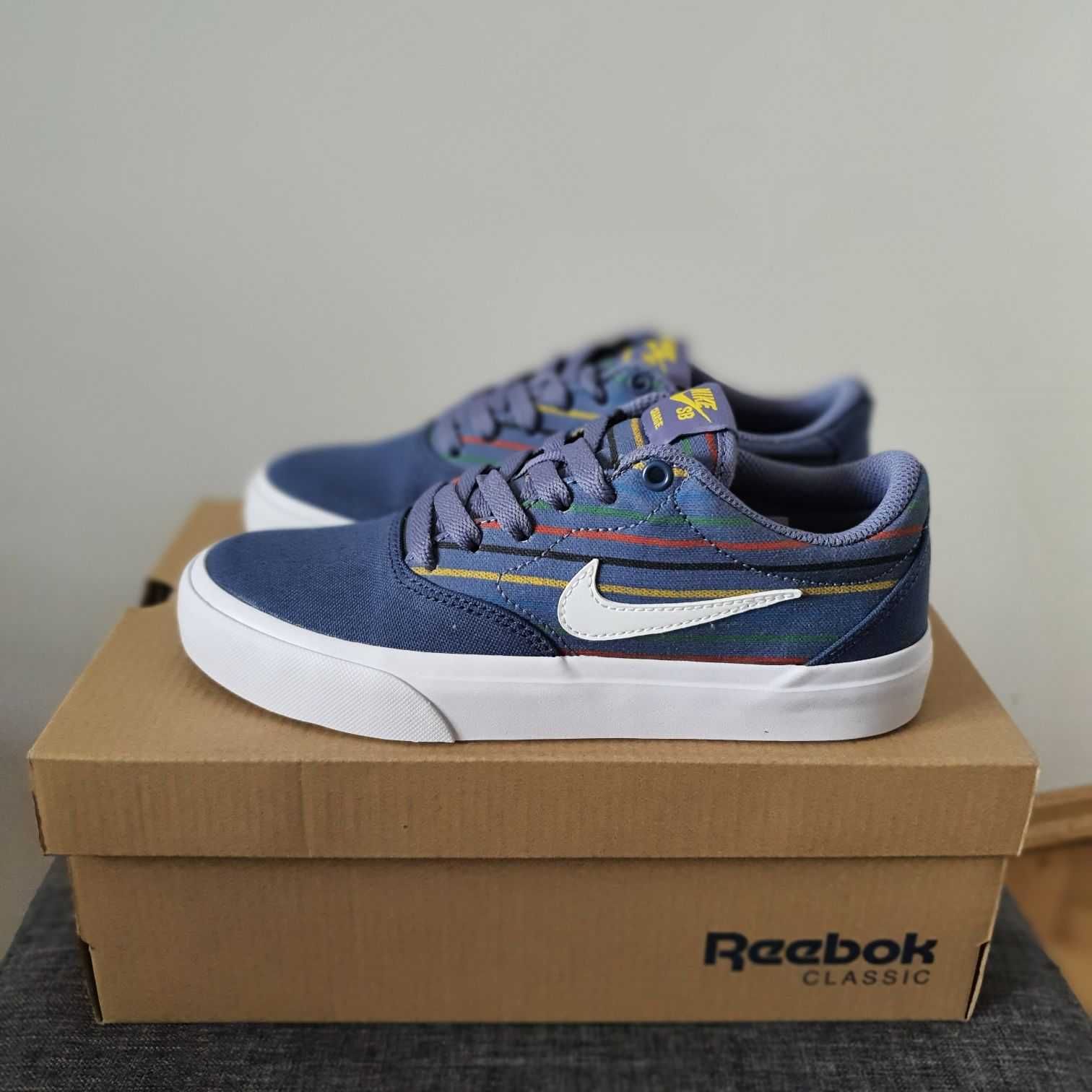Nike SB Charge Canvas Premium - niebieskie - 36 - oryginalne