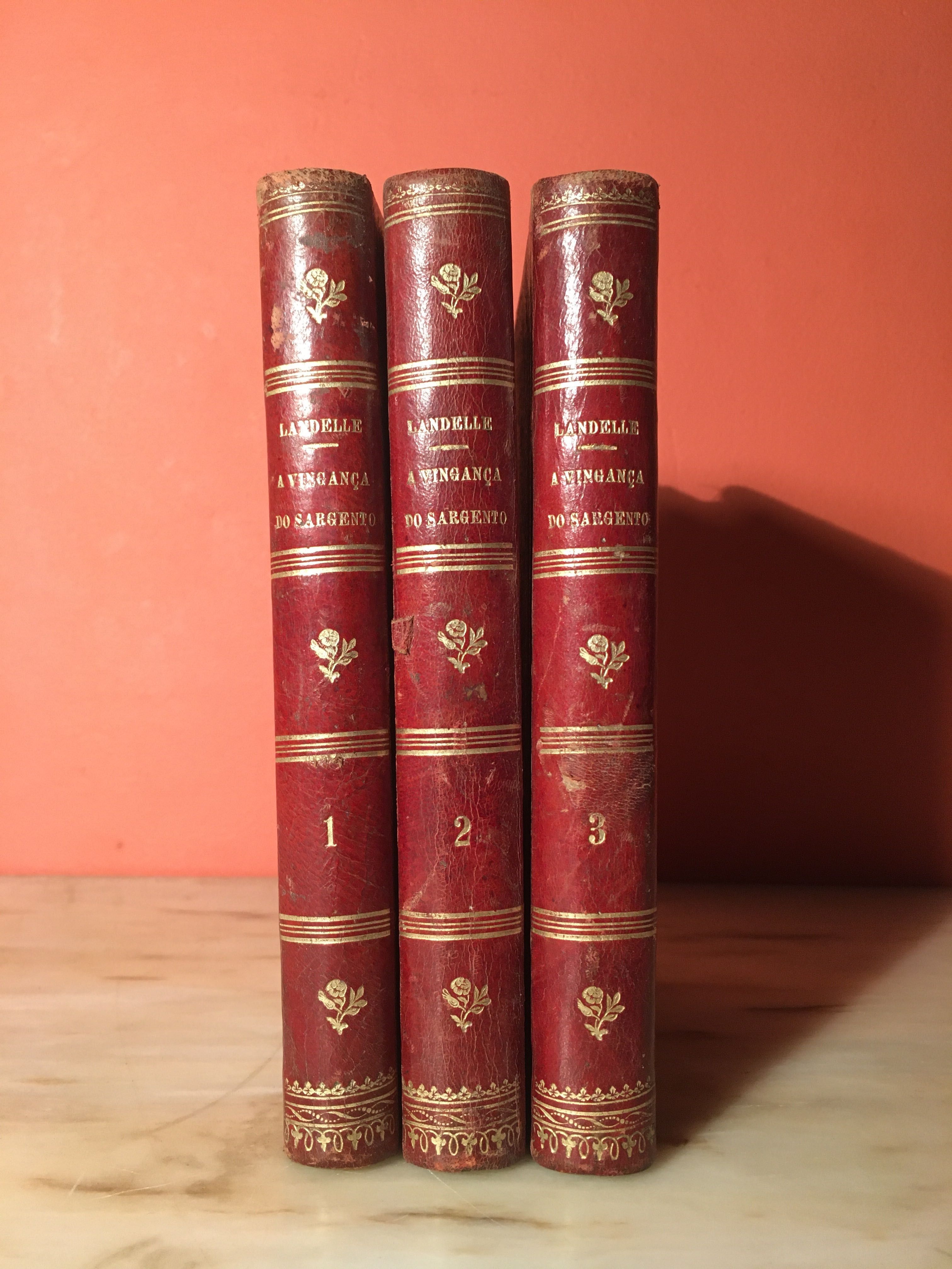 G. De La LANDELLE 1872/3 - A vingança do sargento, 3 vol.