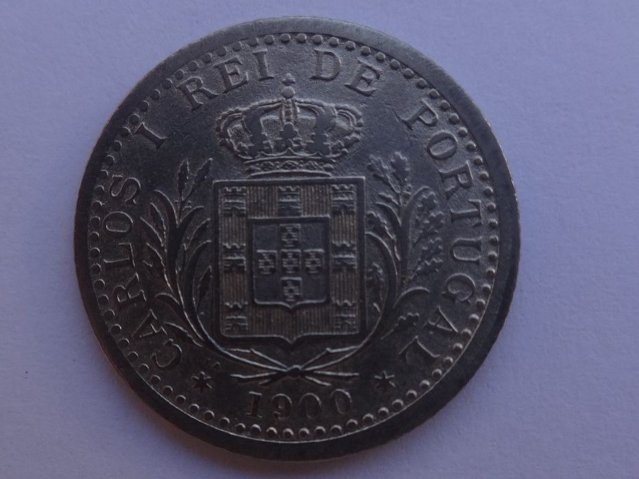 Moedas Época Monarquia - 5, 50, 100, V e XX Réis