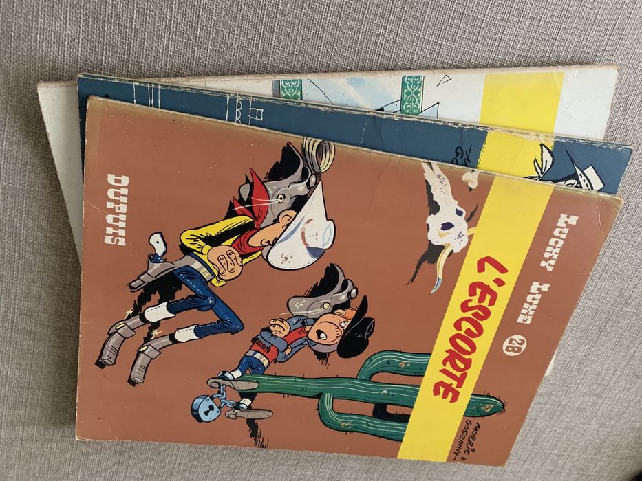 BD Lucky Luke - editora Dupuis (volumes 28, 30 e 31)